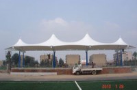 泰安第六中學體育看臺膜結(jié)構(gòu)-泰安膜結(jié)構(gòu)